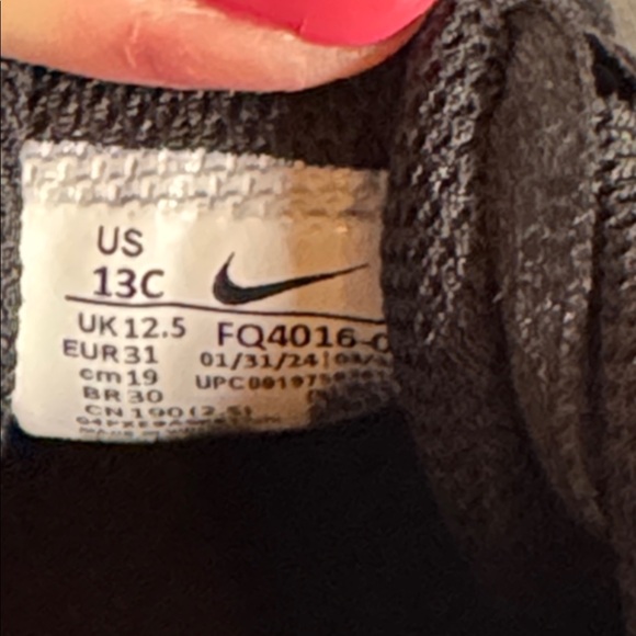 Nike boys 13 cleats fast flex alpha black little boys shoes - Picture 7 of 7